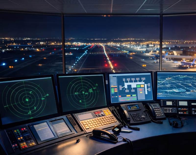 Luzes de Balizamento de Pista